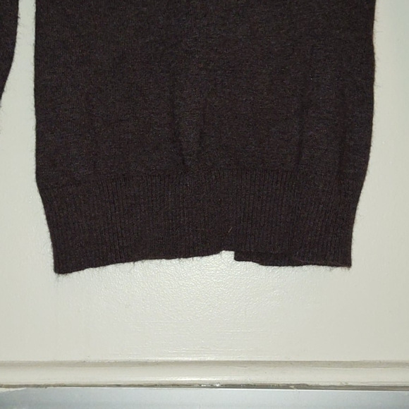 Brown cashmere blend cardigan - Picture 6 of 7